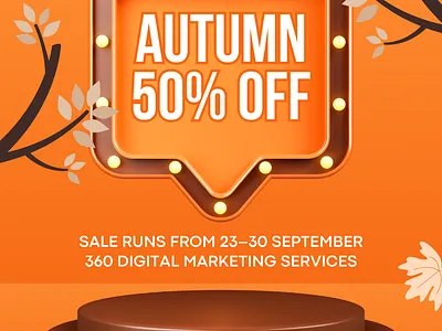 Get 50% Off 360 Digital Marketing Services 360 digital marketing 50 off autum sale branding business growth content marketing digital marketing services digital marketing strategy fifty off limited offer seo social media marketing till september ux ui webdesign