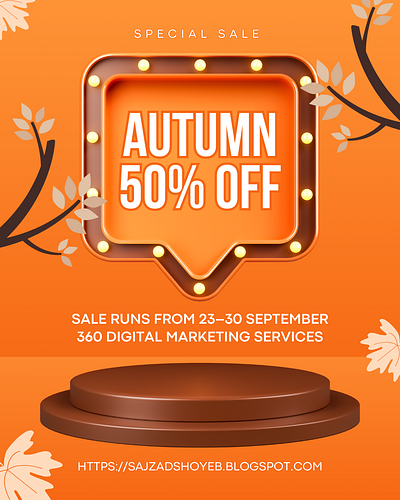 Get 50% Off 360 Digital Marketing Services 360 digital marketing 50 off autum sale branding business growth content marketing digital marketing services digital marketing strategy fifty off limited offer seo social media marketing till september ux ui webdesign