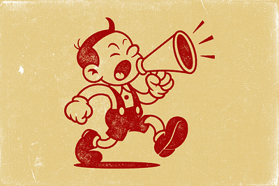 Personal work - 1930s style cartoon character 1930 cartoon style branding cartoon cartoon retro cartoon vintage character design hand draw illustration logo mascot max fleischer no ai rubber hose t shirt