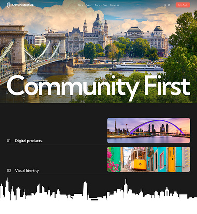 Administration - City Government & Municipal WordPress Theme design illustration ui web design web development webdesign woocommerce wordpress wordpress theme wordpress themes