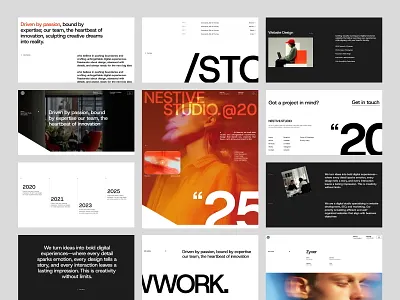 Nestive Studio Framer template saas