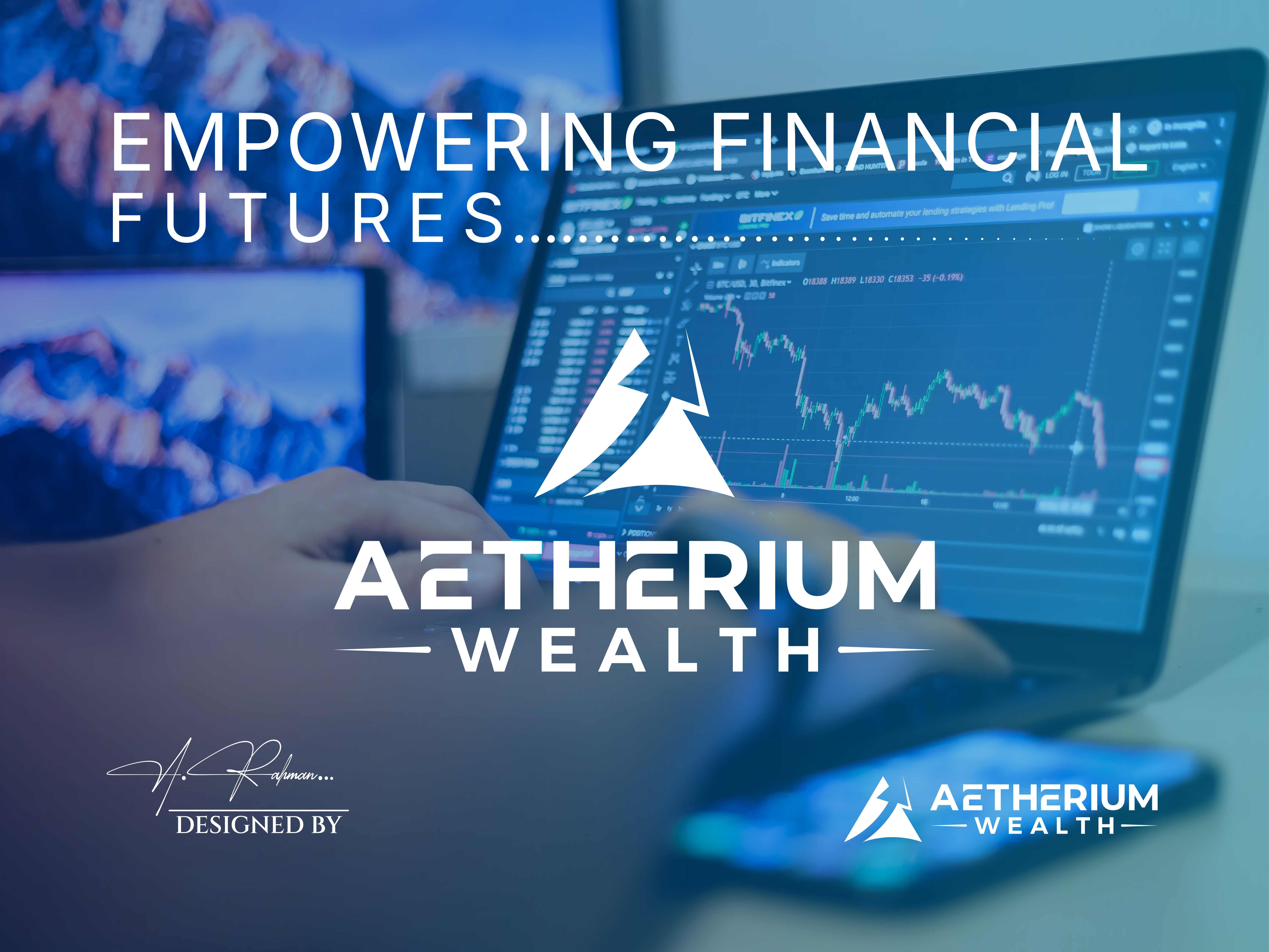 Example of Modern Financial Brand Logo & Identity 