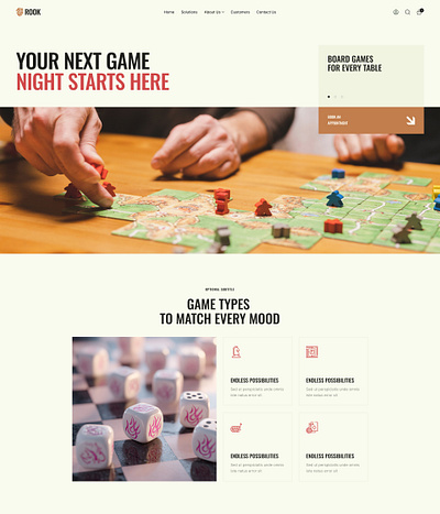 Rook - Chess Club & Board Games WordPress Theme design illustration ui web design web development webdesign woocommerce wordpress wordpress theme wordpress themes