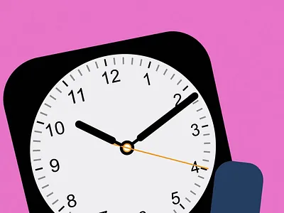 Social Media Slides alert alpha animated clock design element explainer graphic loop minimal motion overlay reminder schedule time timer transition ui watch youmotion