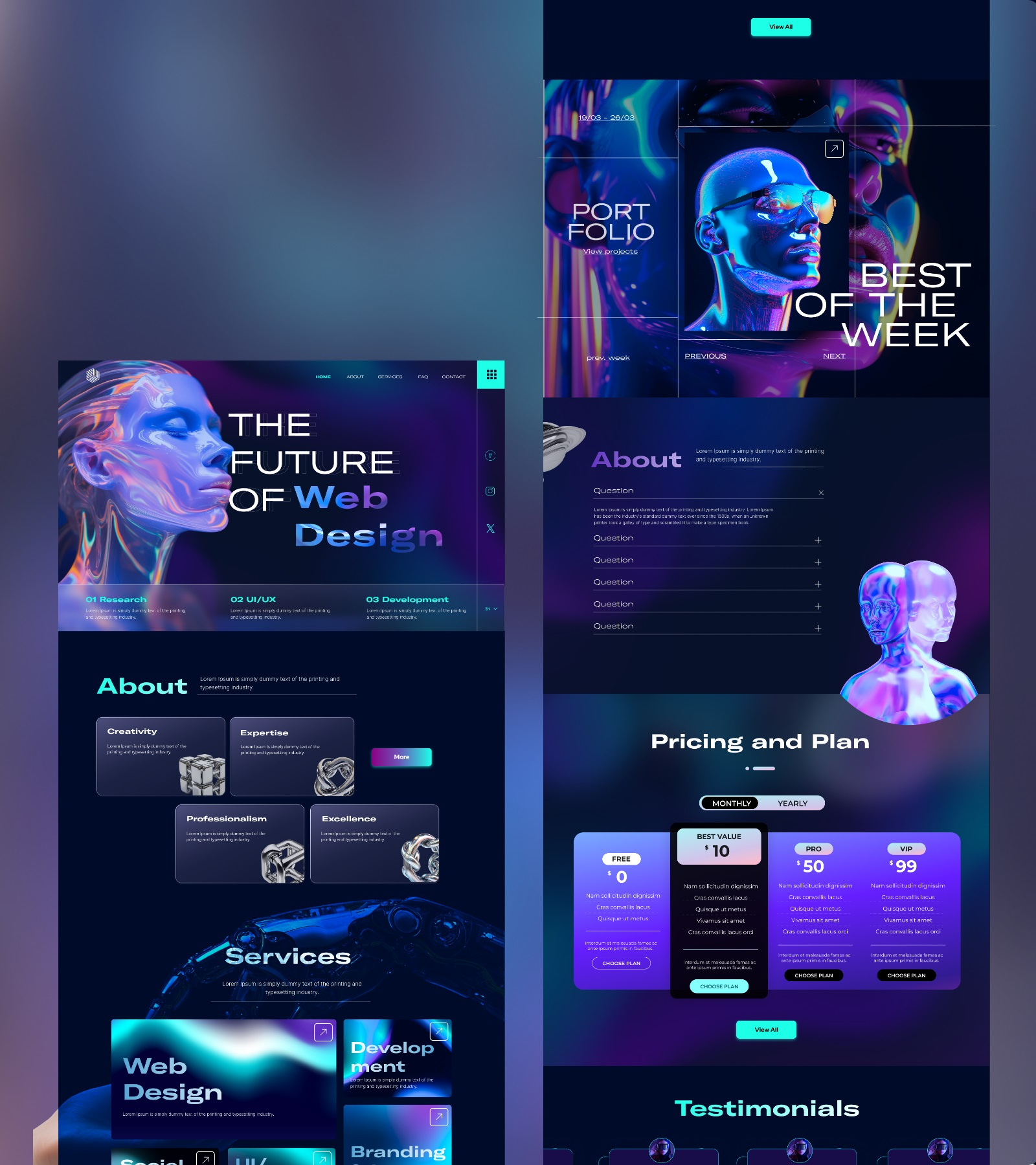 Web, Figma and Graphic Design Works branding design elementor graphic design illustration logo ui web design webdesign wordpress
