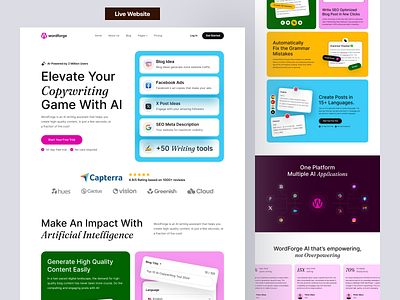 AI Copywriting Website ai ai assistance ai blog writer ai copyrighter ai landing page ai website ai website for blog ai writer copywriter copywriting corporate website custom code custom website quickframe website