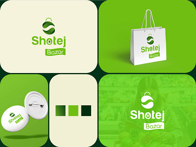 E-commerce logo design advertising bag bazar branding design designs e commerce logo fresh graphic design illustration letter s logo logo design logoconcept logos marketing