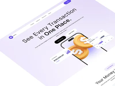 Smarter Finance. Simplified. appdesign bankingapp cleanui dashboarddesign financeapp fintech productdesign uidesign uiuxdesign webdesign