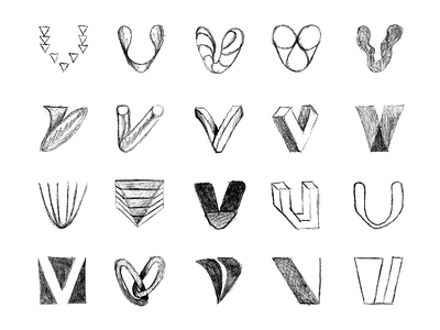 V letter sketches branding design graphic design identity letter letter mark logo mark type v v letter