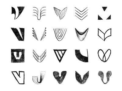 V letter sketches branding design graphic design identity letter logo mark type v v letter v logo v mark