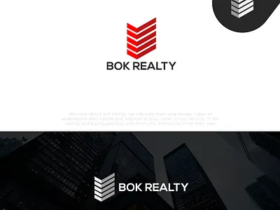 Bok Realty Logo 3d logo branding design graphic design green health icon illustration logo ui