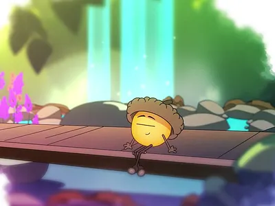 Sitting on the dock 2d animation animation cartoon characteranimation design gif illustration loop mohoanimation motion graphics