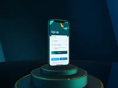 3D Mobile UI Cinema 40 3d animation motion graphics ui
