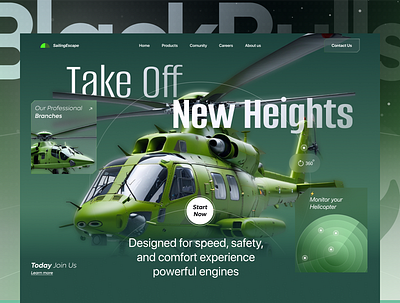 Modern Helicopter Booking web ui design booking system booking ui clean design flight schedule ui hero section minimal ui modern ui product design smart ui transportation ui travel booking travel ui ui ui designer ux web web app web design website website design
