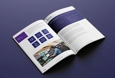 Modern Corporate Brochure Layout brand identity branding creative design design graphic design vector