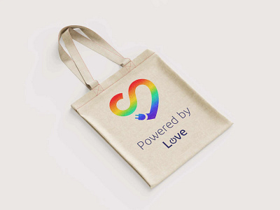 Tote Bag With Inclusive ERG Logo brand identity branding creative design design graphic design illustration logo vector