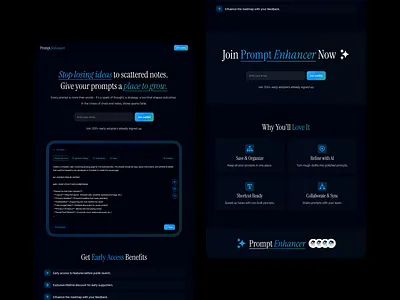 Prompt Enhancer aitools designinspiration productdesign productivitydesign promptengineering promptenhancer saasdesign uiux