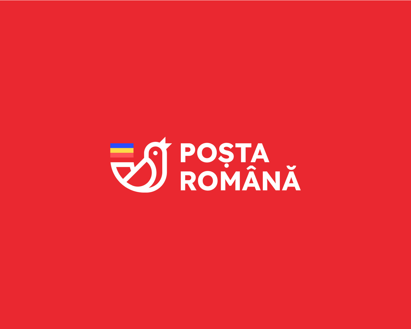 Romania Post Bird Delivery Logomark bird bird logo branding delivery dove express delivery letterbox line logomark mail mail service mailbox minimalism minimalist bird post post horn post office postal romania simple