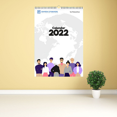 Binareka 2022 Wall Calendar branding calendar graphic design logo