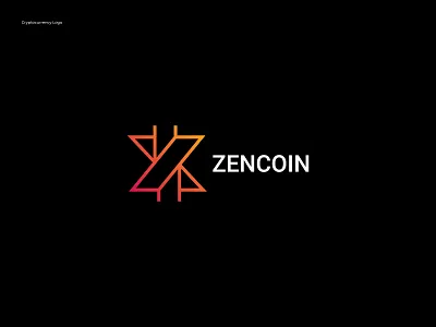 Zencoin logo. coin, bitcoin, wallet, btc, nft, web3 bitcoin branding branding design btc coin design icon identity logo logo design logos logotype nft typography wallet web3 z letter z logo