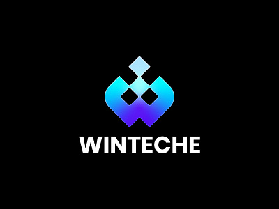 Winteche logo, logo design, w, technology, tech, logos brand identity branding business logo company logo graphic design identity it logo logo logo designer logodesign nonprofit logo startup company logo tech logo technology logo w letter technology w logo win tech win technology