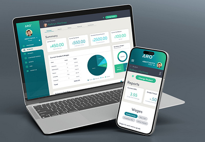 ARO Financial Portal (desktop/mobile)