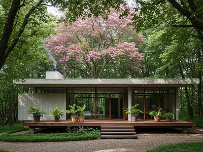 3D Forest House Render 3d 3d art 3d design 3d forest house 3d forest house render 3d house 3d modeling beautiful house beautiful view clean creative design digital art forest forest house inspire nature plants