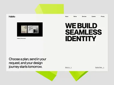Habito Website - Transition Page agency agency landing page agency website barba landing page studio transition ui design web web design website website design