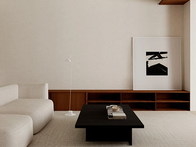 Minimalist 3D Living Room 3d 3d abstract 3d art 3d design 3d interior design 3d model 3d modelling 3d render 3d rendering 3d visual clean house interior interior living room living room interior minimalist
