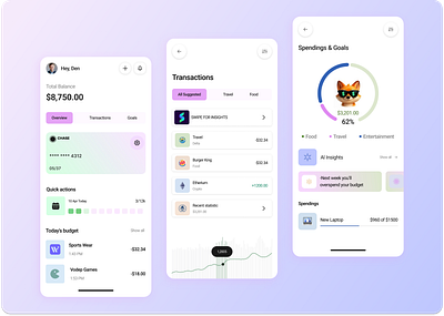 Smart Finance app ui deisgn app deisgn landing page moible app design ui deisgn uiux design user interface design ux deisgn
