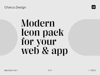 Blackout - Icon pack for your project app blackout branding graphic icons illustration svg ui vector web