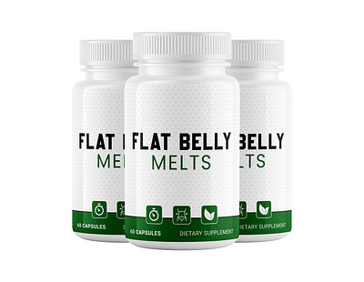 Flat Belly Melts – Supplement Label Design brandidentity branding design designinspiration graphic design graphicdesign illustration modern packaging packaging design product label supplement label