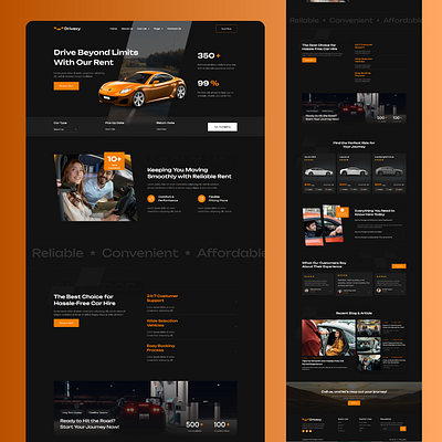 Car Rental Website automotivedesign carhire carrentalwebsite digitalsolutions modernwebsite responsivedesign seoready travelwebsite ui vehiclehire webdesign