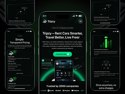 Smart Car Rental Mobile App UI Design app design daily booking app design car booking ui car renta lapp car sharing app carbookingui dashboard design digital product design fintechstyleui landing page mobile view minimal design mobile app concept mobile interface rental service ui smart mobility transportation app travel app design travelappdesign uiinspiration uiux design