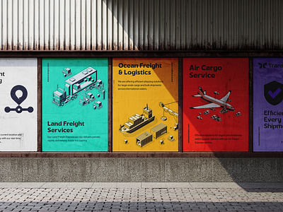 Logistic Brand Design brand design brand identity branding creative creative branding design freight design logistic logo poster product design social transportation app uiuc userexperince visual identity website design