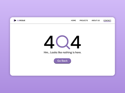 Daily UI Day 8: 404 Page 404 404 page dailyui design graphic design ui ux