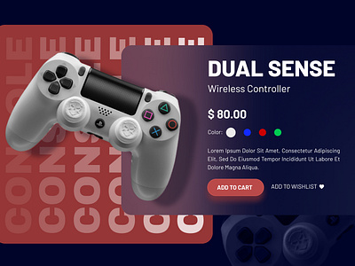 Gaming Accessories Web-Design desktop desktopui websitedesign figma ui webdesign website