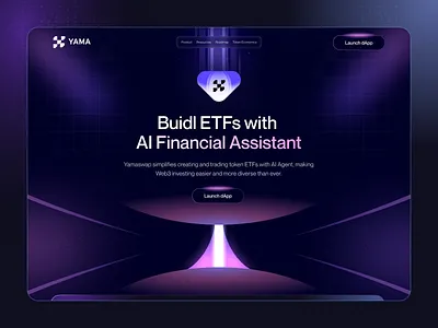 AI Financial Landing Page ai ai financial landing page ai landing page ai website design code platform dev tool futuristic landing page no code builder page builder product product design software website visual builder web design webdesign