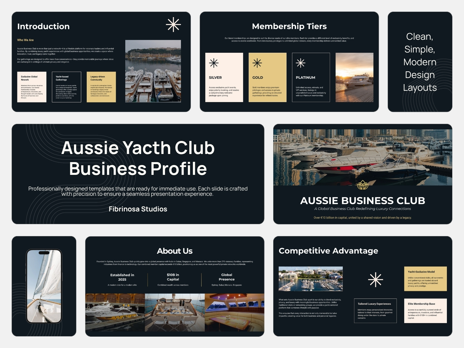 Aussie Business Club business company corporate elegant investor luxury membership modern network pitch premium presentation professional profile strategy