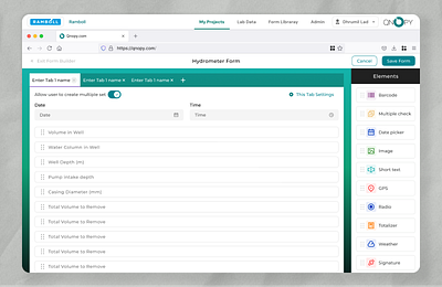 Form Builder feature design product design ui ux ux design