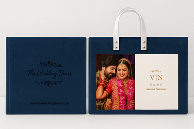 ✨ Premium Suede Wedding Albums by RD Imagination ✨ album branding creativeweddingalbum design graphic design illustration photography rdimagination