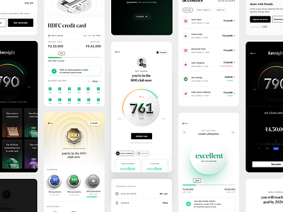 Credit Score Management CRED clean cred creditscore dailyui designinspiration financeapp minimal productdesign uiux