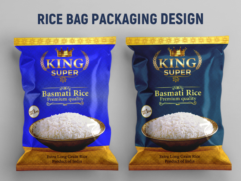 Premium Basmati Rice Packaging Design | Food Product Branding brandidentity creativebranding designforbrands designixa fmcgdesign foodbranddesign foodpackaging freelancer graphicdesign internationalbranding labeldesign modernpackaging packagingdesign packagingdesigner packaginginspiration packagingshowcase premiumdesign productbranding ricepackaging