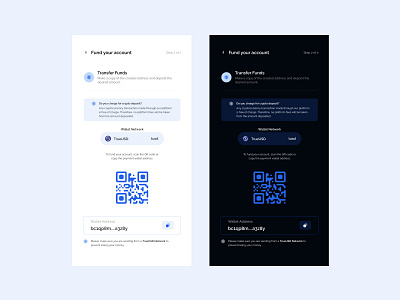 Wallet Funding crypto design funding ui wallet