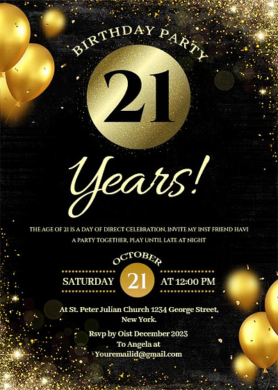 Ultimate Guide to Creating the Perfect Birthday Invitation Card birthday card graphic design invitation template