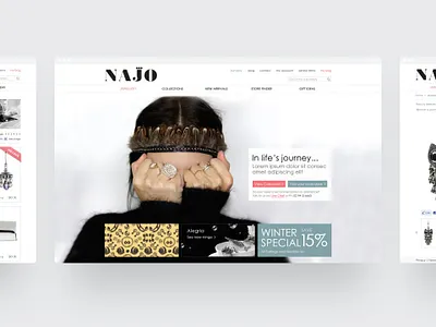 Najo eCommerce Website ecommerce website design