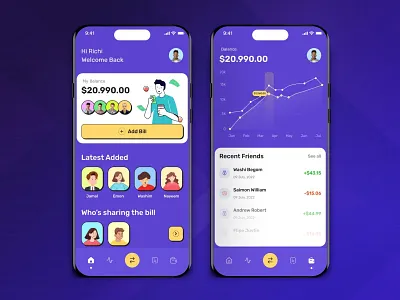 Modern Quiz Solo + Multiplayer + 1vs1 App UI Kit Design | QuizON app design graphic design ui ux