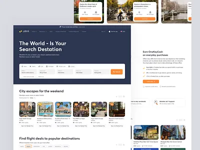 Yatra - Landing Page airplane b2b b2c branding cms design graphic design illustration landing page toglas ui ux web design web site wordpress
