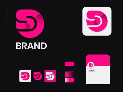 Modern Minimal Letter D Logo Design | Professional Brand Identit abstract symbol logo corporate identity design creative logo concept futuristic brand identity letter d branding minimal monogram logo modern logo design premium logo design professional business logo unique typography logo