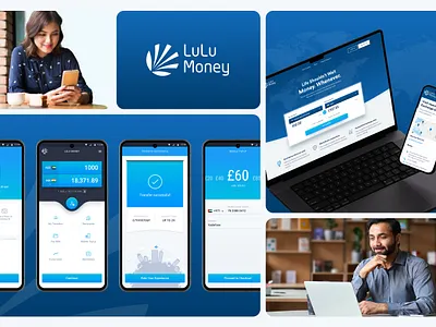 LuLu Money - International Money Transfer Mobile & Web App app design mobile money remittance ui ux